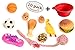 Dog Toy Set Gift Pack Of 10 With Bonus Collapsible Bowl By GloBal Pet: Pet Chew Toys Package For Medium Doggie And Small Puppies, Durable, Non-Toxic, Knot Rope, Squeaky Toys