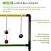 Champion Sports Outdoor Ladder Ball Game: Backyard Party, Camping & Beach Games Ladder Golf Set for Adults and Kids with Bolas Balls and Carrying Case