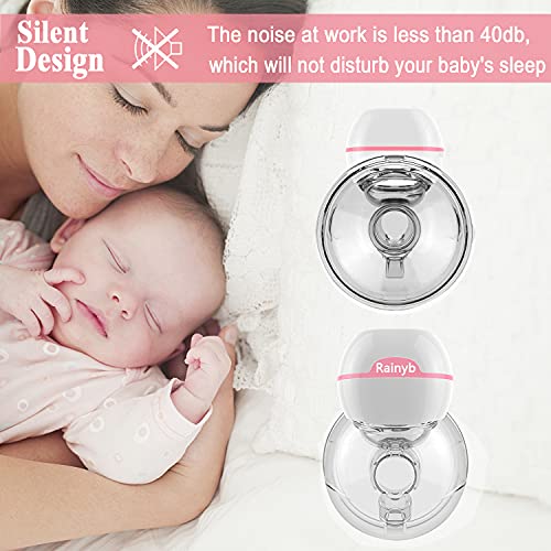 Rainyb Double Wearable Breast Pump , Electric Hands Free Breast Pump