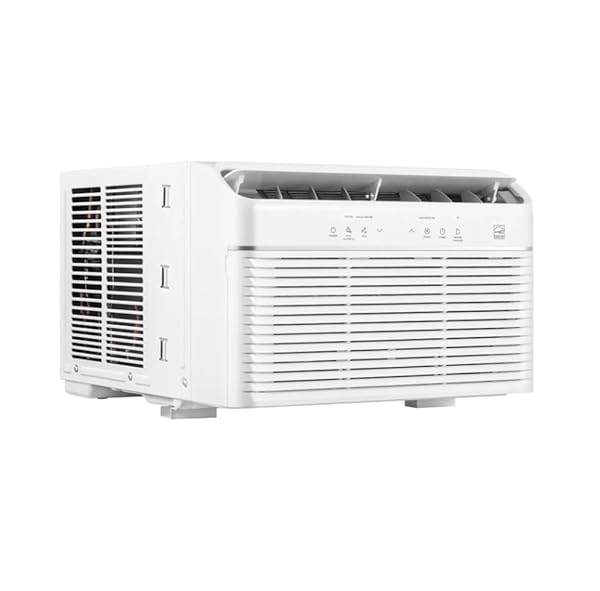 MIDEA 12,000 BTU DOE SMARTCOOL INVERTER WINDOW AIR CONDITIONER WITH REMOTE CONTROL, COOLS SPACES UP TO 550 SQ. FT., ALEXA & GOOGLE HOME COMPATIBLE, 3-IN-1 COMFORT MAW12V1YWT-S