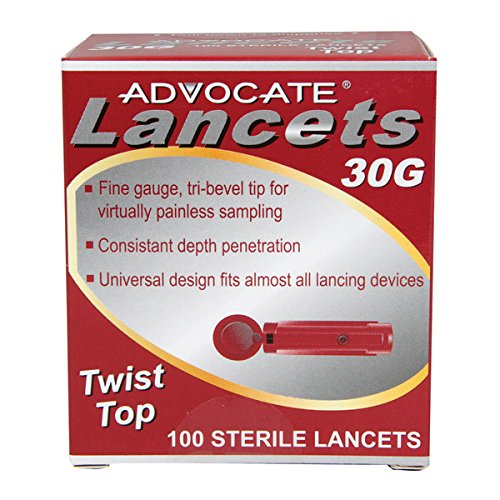 Advocate RediCode Plus Glucose Test Strips 100 ct