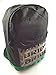 JDM Bride Racing Backpack Leather Bottom with Green TK Racing Harness Shoulder Straps Super Cool