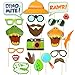 IHopes+ Dinosaur Photo Booth Props - Dinosaur Photobooth Props - Dinosaur Birthday Party - Printable Dinosaur Party - Jurassic Park Props