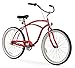 Firmstrong Urban Man Beach Cruiser Bike, Mens Bicycle 26-Inch, 3-Speed, Red