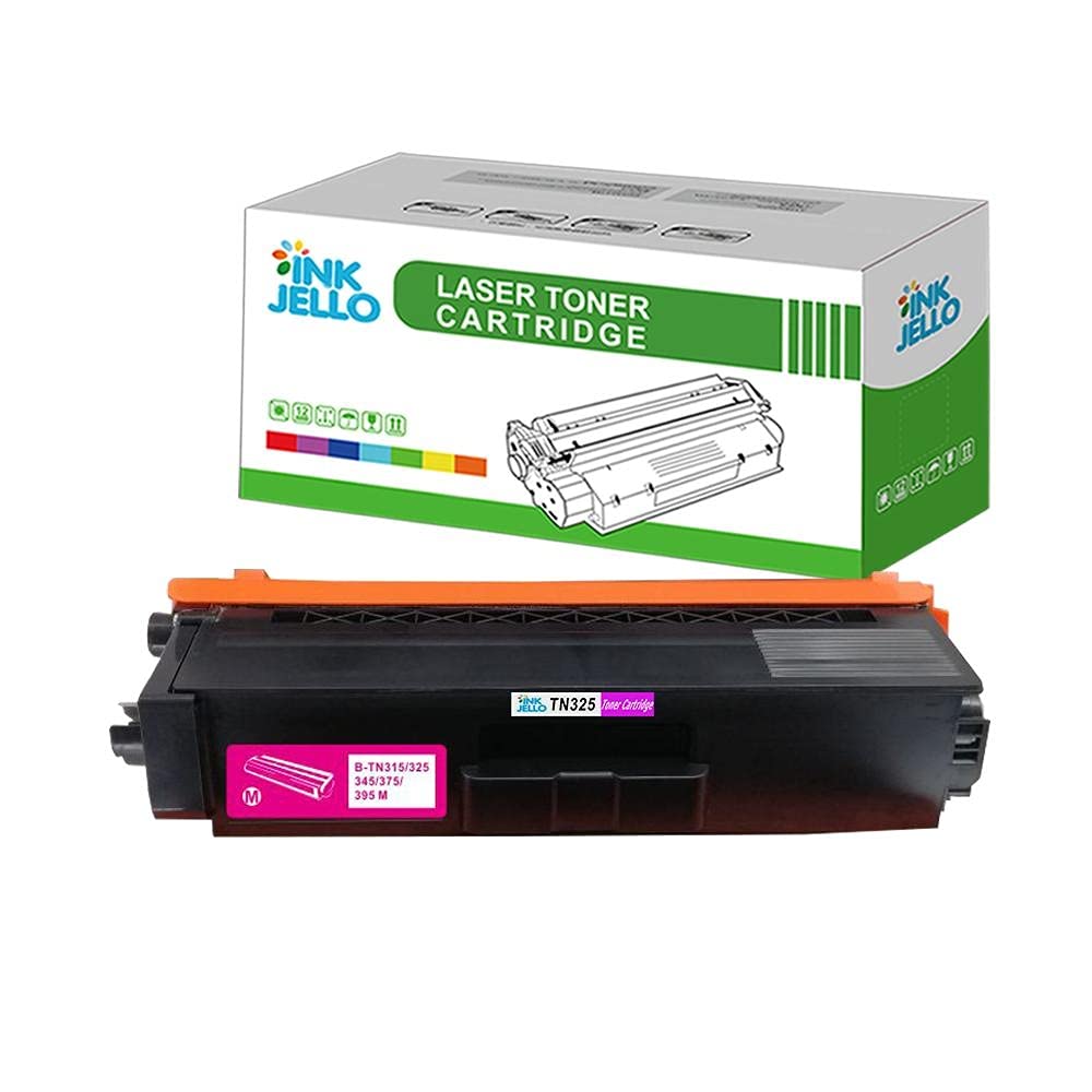 Inkjello Toner Cartridge For Printer, Compatible with Brother DCP-9055CDN DCP-9055CDW DCP-9270CDN HL-4140CN HL-4150CDN HL-4570CDW HL-4570CDWT MFC-9460CDN MFC-9465CDN MFC-9970CDW TN325M (Magenta)