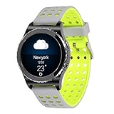 20mm Gear S2 Classic Smart Fitness Watch Band (SM-R732),Silicone Replacement for Samsung Galaxy Gear S2 Classic (Only for Classic Version) (Silincone band-08)