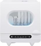 Countertop Dishwasher, 5 Washing 12 Spouts Water Tank Leak-Proof Dry and 360° Rotation Flushing Uitable for Homes Kitchen Apartments Dormitories Campers Rvs
