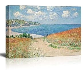 Path Through The Corn at Pourville by Claude Monet ped