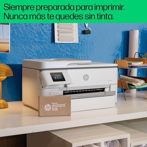 OfficeJet Pro 9720e - Impresora Multifunción Profesional de Tinta, hasta A3 e impresión automática a Doble Cara hasta A4, Wi-Fi, 3 Meses de impresión Instant Ink