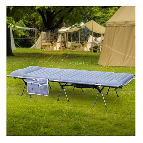 Camping Cot with Leg Extenders, Lightweight Folding Camping Cot, Strong
