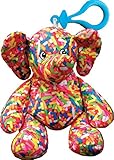 iscream Bubble Gum Scented 'Sprinkles' Elephant Squishem Backpack Charm