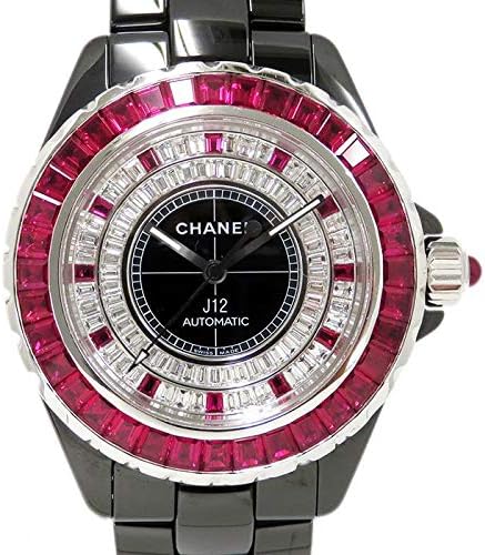 Amazon シャネル Chanel J12 ベゼルルビー 世界限定12本 H1748 全面ダイヤ文字盤 中古 腕時計 メンズ W 並行輸入品 メンズ腕時計 腕時計 通販