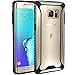 Galaxy S6 Edge Plus Case, POETIC Affinity Series [Premium Thin]/No Bulk/ Protection where its needed/Clear/Dual Material Protective Bumper Case for Samsung Galaxy S6 Edge Plus (Black/Clear)