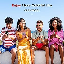 TOCOL [5 in 1] for iPhone 14 Pro Max Case, 2 Screen