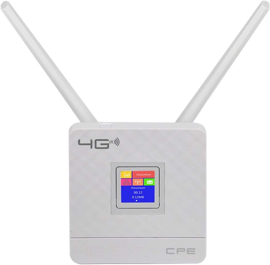 Wireless CPE 4G WiFi Router Portable Gateway FDD TDD LTE WCDMA GSM Global Unlock External Antennas SIM Card Slot WAN LAN Port by Aiyouxi
