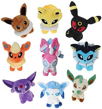 Prime Eevee Glaceon Leafeon Flareon Espeon Umbreon Eevee Vaporeon Jolteon (9 Piece)