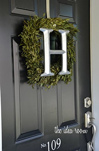 Hangorize Premium Metal Over The Door Wreath Hanger 12 Inches 3 Pack (White)