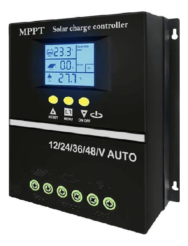 Controlador De Carga Solar 100a Mppt Regulador Tecido Painel