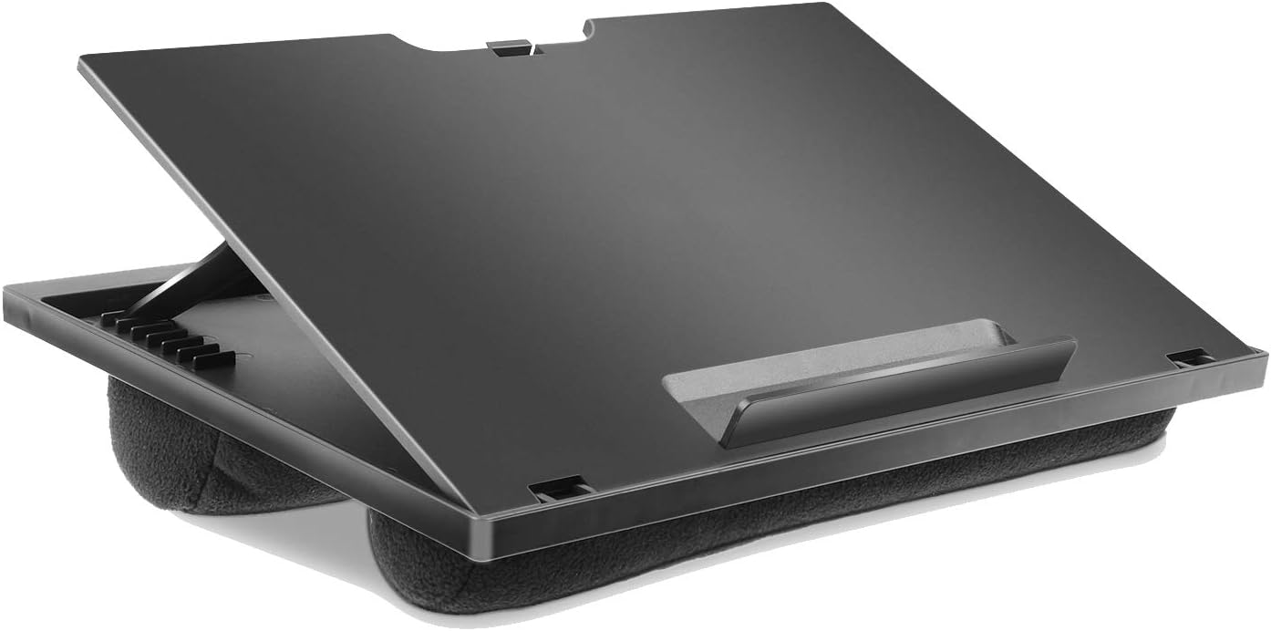 Adjustable Lap Desk - with 8 Adjustable Angles & Dual Cushions Laptop Stand for Car Laptop Desk, Work Table, Lap Writing Board & Drawing Desk on Sofa or Bed by HUANUO : Office Products