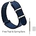 Adebena 20mm Nato Strap Replacement Nylon Watch Band with Stainless Steel Buckle,Pack of 2