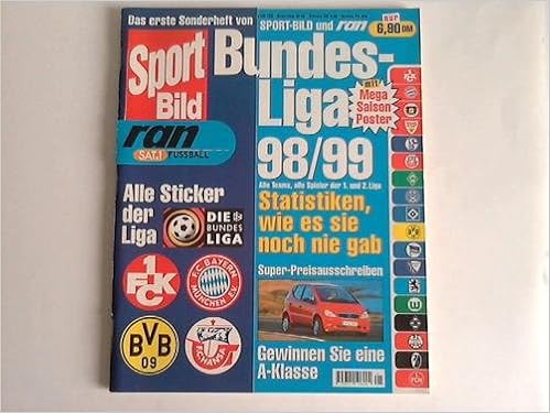 Bundesliga 98 99 Amazon Co Uk Sport Bild Sonderheft Books