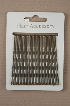 Extra Long Brown Kirby Hair Grips 6 5cm Long 2 Packs Making 60