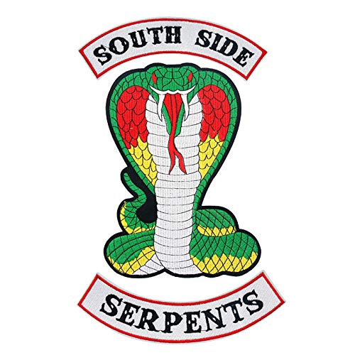 Beyond Patch Sew-On 3 Piece Set Clothing Patch P756 South Side Snakes Serpents Riverdale