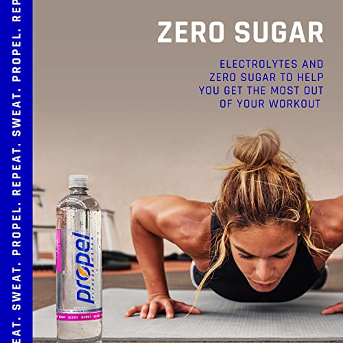 PROPEL, BERRY, 1L BOTTLE, ZERO CALORIE WATER BEVERAGE WITH ELECTROLYTES & VITAMINS C&E, SPORTS DRINK