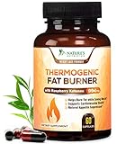 Fat Burner Thermogenic Weight Loss Pills for Men & Women - Keto Friendly Appetite Suppressant & Energy Boost Diet Supplement, Premium Belly Fat Burning Green Tea Extract & L-Carnitine - 60 Capsules