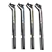RXL SL Mountain Bike Seatpost MTB Carbon Seatpost MTB/Road Bike Carbon Fiber Bicycle Seat Post Bike Parts 3K Gloss Cycling Seatpost 27.2/30.8/31.6 Red (350, 27.2mm)