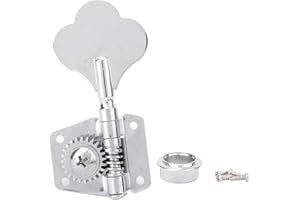CYTGOUPER Electric Bass Tuning Pegs, Bass Guitar Tuning Pegs, Bass Tuners Bass Tuning Machines for Electric Bass（for Right Row）