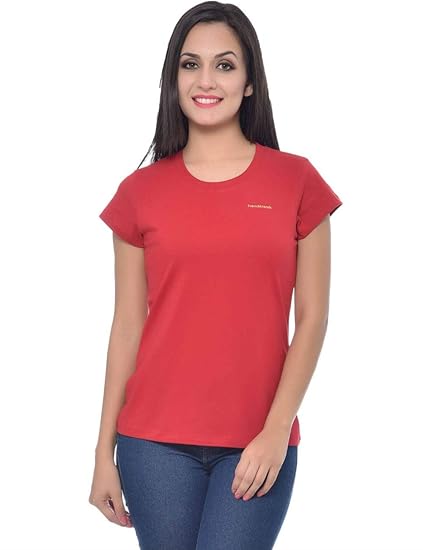 Womens's Cotton Top(Red, XS-4XL)