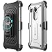 Nexus 5X Case, SUPCASE [Heavy Duty] Belt Clip Holster Case for Google Nexus 5X (2015 Release) [Unicorn Beetle PRO Series] Full-body Rugged Hybrid Protective Cover with Screen Protector (White/Gray)