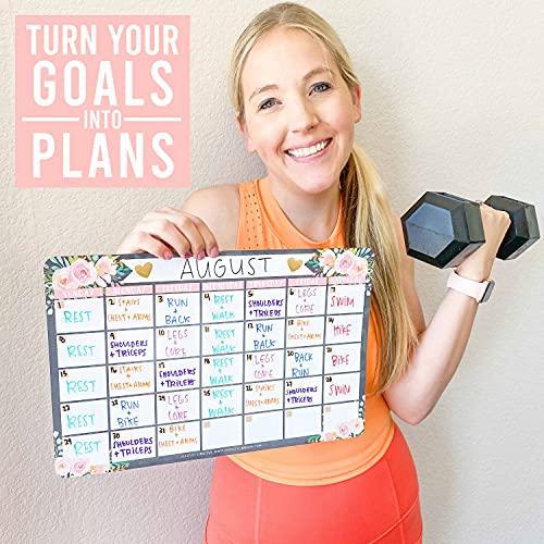 Dry Erase Calendar for Fridge Floral Fridge