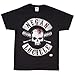 Walking Dead The Men's Negan Lucille Crossed Bats T-Shirt Black XL