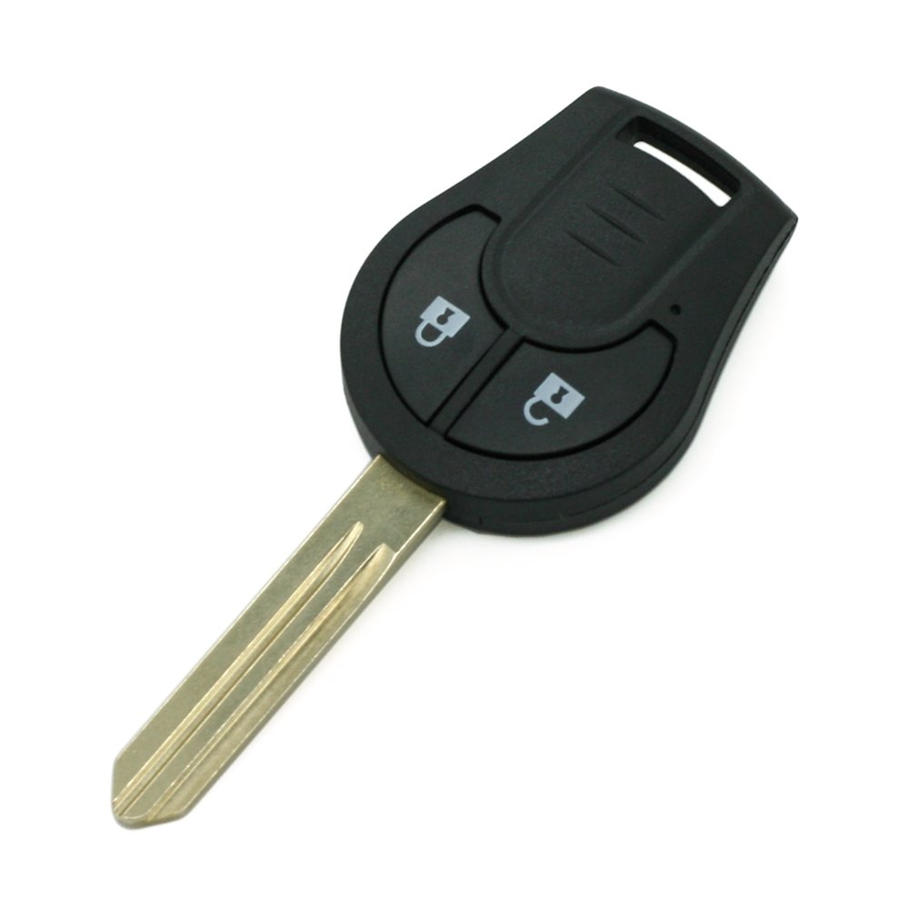 BROVACS Replacement Key Shell Compatible with NISSAN 2 Button Keyless Entry Remote Key Case Fob PG510A