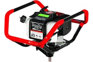 EARTHQUAKE 10310 Dually 1 or 2-Person Earth Auger Powerhead, 52cc 2-Cycle Viper Engine, Fits All Auger Bits 2”-10” Wide