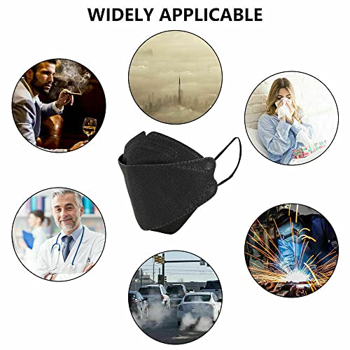KF94 Face Mask for Adult 4Layers Fish Type Masks 3D Protective