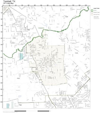 tomball tx zip code map Amazon Com Zip Code Wall Map Of Tomball Tx Zip Code Map Not tomball tx zip code map