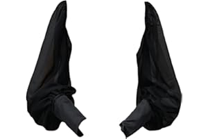 SAQULOPR Detachable Long Sleeves in Satin/Organza/Tulle/Chiffon for Women Wedding Dresses