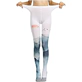 Sahabowi Women Tights, Opaque High Waist Pantyhose, Vintage Control Top Stockings