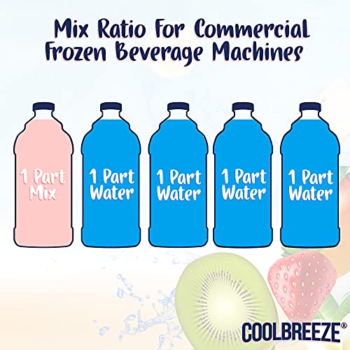 Coolbreeze Beverages Frozen Drink Flavor Syrup Mix, Snowcone Syrup