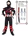 Kids Halloween Costumes 4-6 6-8 8-10 10-12 Ninja Ninjago Black