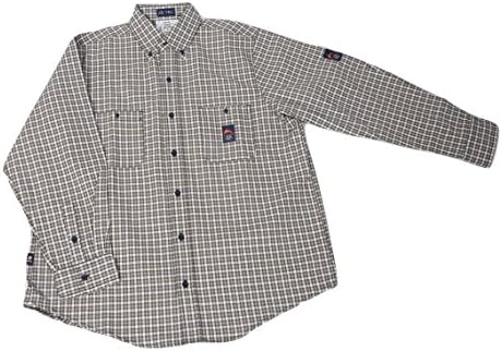 Men's KK Fire Retardant Long Sleeve Dress Shirt FR Shirt
