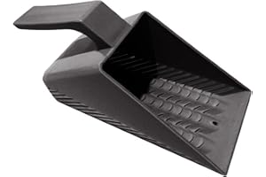 YOUNGY Aquarium Fish for Gravel Sand Scoop Shovel Scraper Cleaning Pan Gray Aquarium Sand