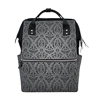 Diaper Bags Backpack Purse Mummy Backpack Fashion Mummy Maternity Nappy Bag Cool Cute Travel Backpack Laptop Backpack with Luxury European Flowers Pattern Daypack for Women Girls Kids