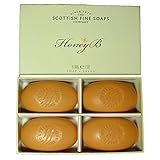 Scottish Fine Soaps Honey B Soaps (4 x 100g / 3.5oz)