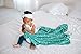 Large Premium Knit Baby Swaddle Receiving Blanket Mermaids 