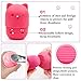 Ozazuco Beauty Blender Container/2 Beauty Sponge Travel Case and 2 Makeup Sponge Drying Holder/Cute Cat Silicone Makeup Sponge Travel Carrying Case/Beauty Blender Holder Dry Rack Easy To Carry Ozazuco