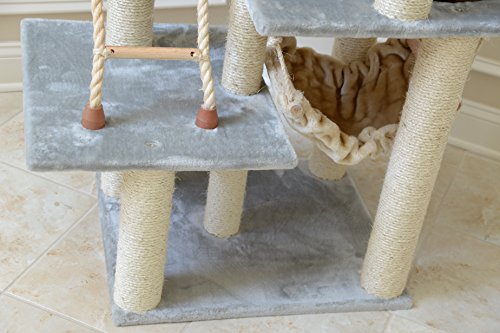 Armarkat Cat Tree Model A7802, Silver Gray